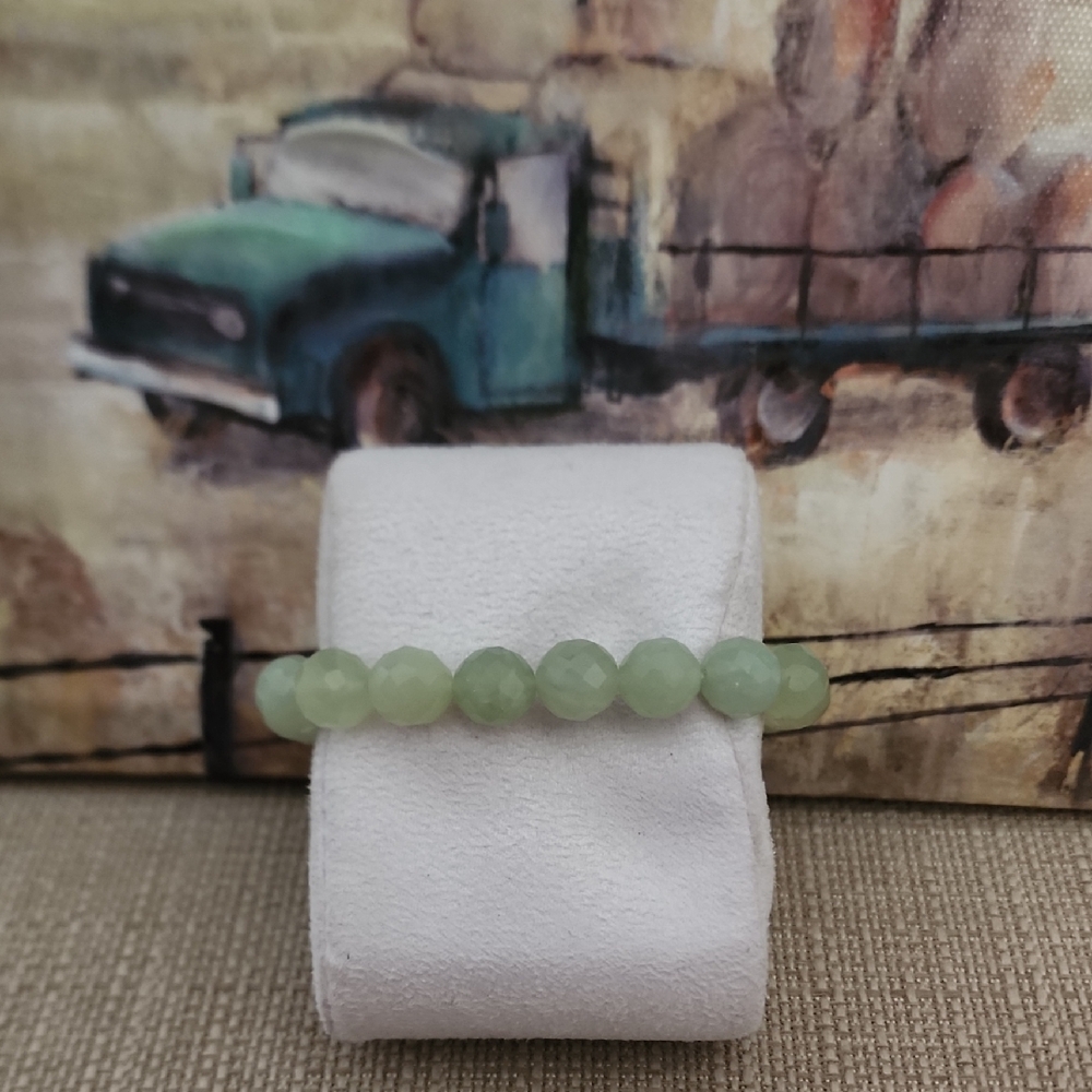 fasted green jade Beaded Bracelet